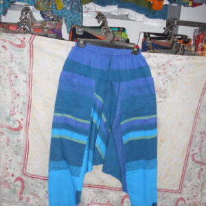 Bohemian Patchwork Trouser for Men and Women | Handmade Cotton Harem Pants | Nepal Hippie Wear FSGI-10